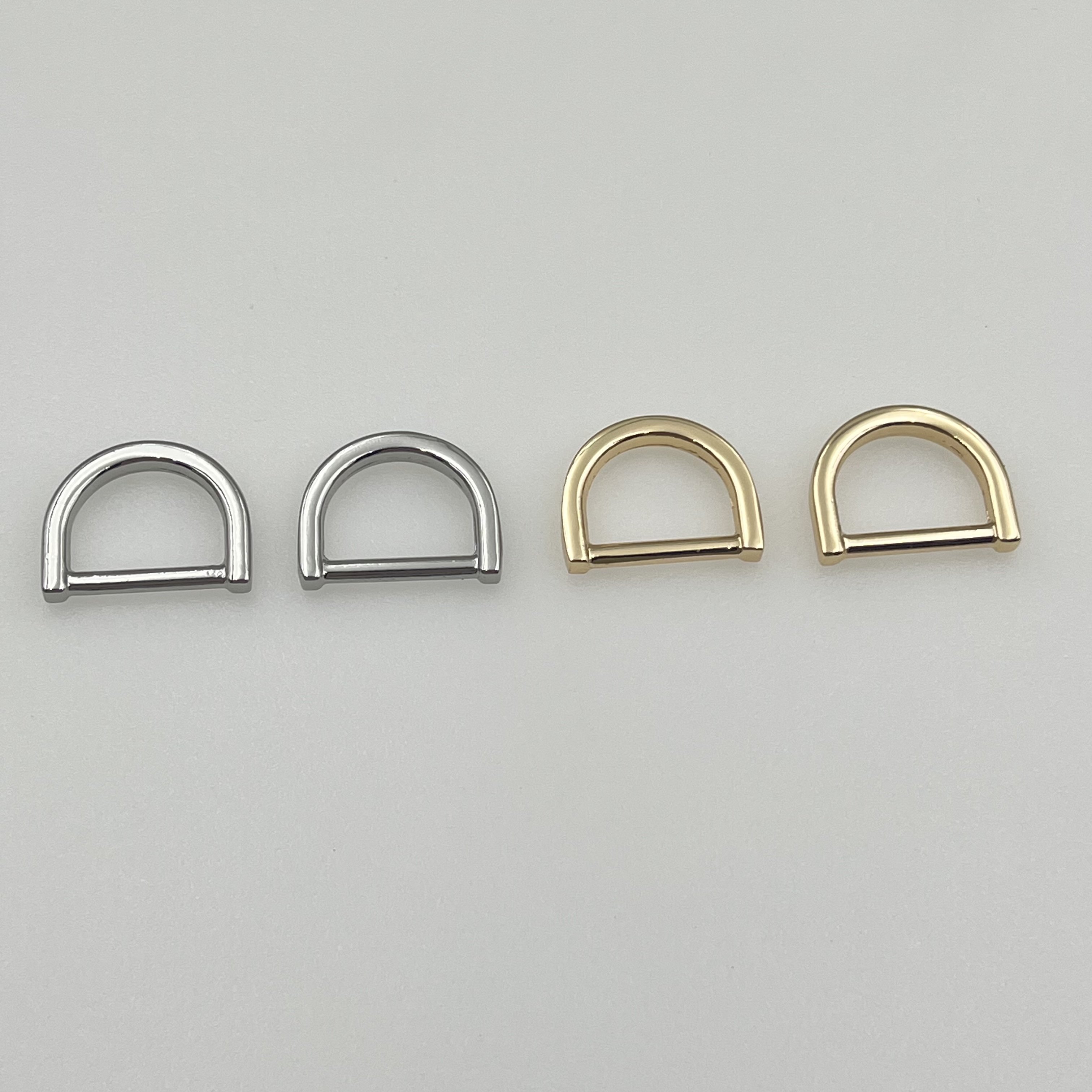 Factory Wholesale Metal D Ring Webbing Belts Buckle Metal Rings for for Belt Bags DIY Accessories Keychains Belts and Dog Leash