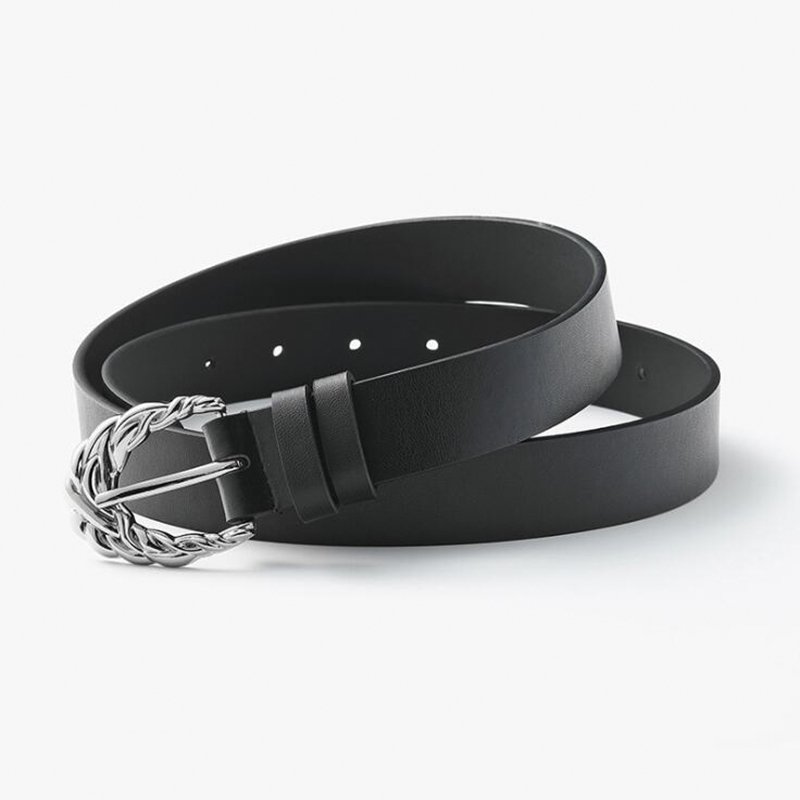 Fashion women's exquisite carved pin buckle belt with retro decoration engraved buckle belt