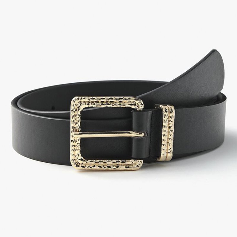 Fashion women's exquisite carved pin buckle belt with retro decoration engraved buckle belt