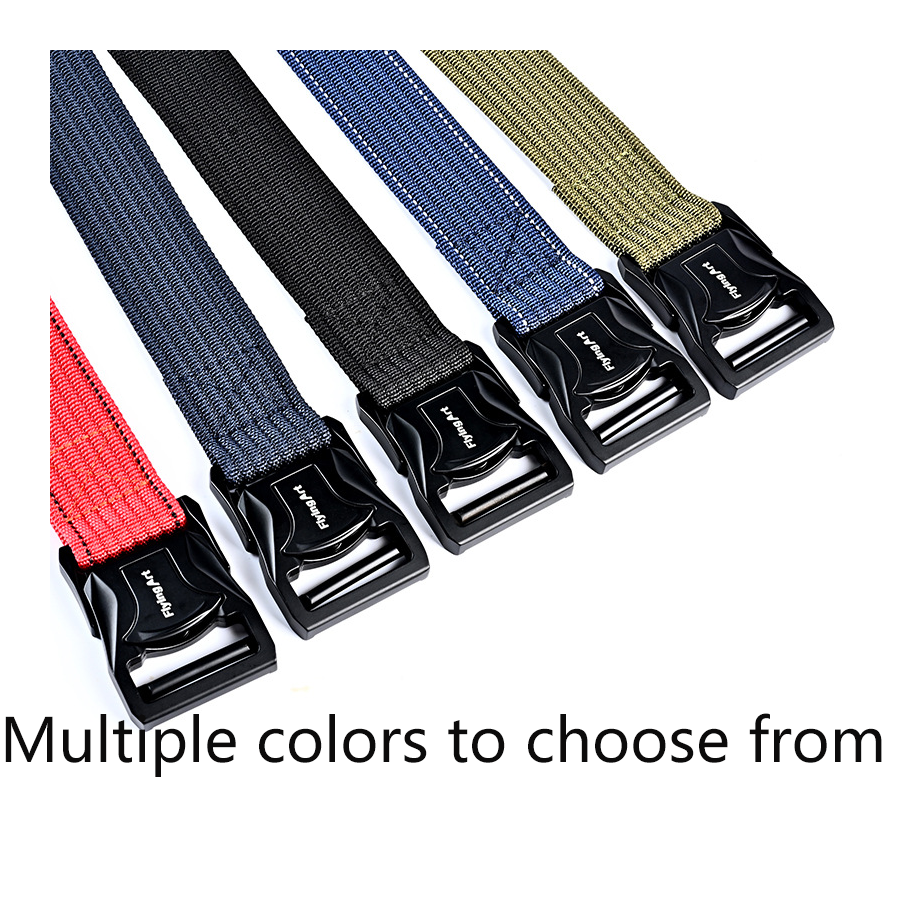 New Outdoor Zinc Alloy Buckle Quick Release Combat Belt Braided Breathable Nylon Mountaineering Training Multifunctional Belt