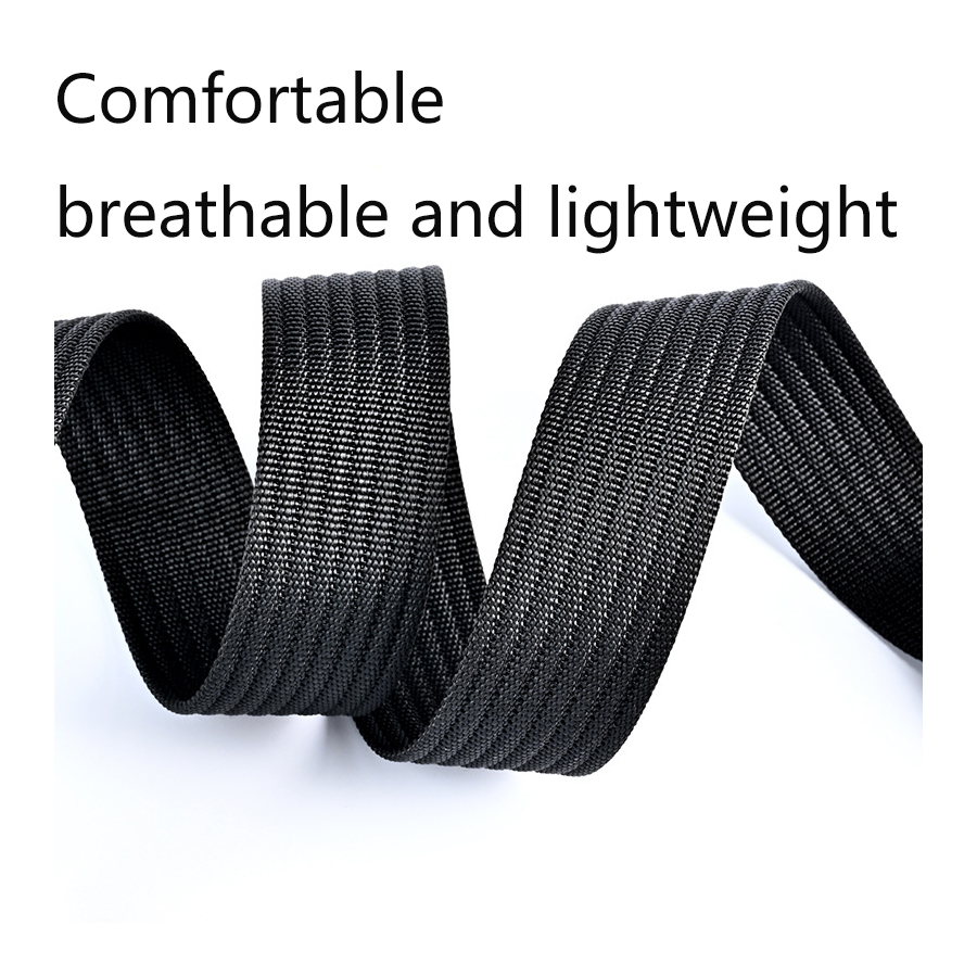 New Outdoor Zinc Alloy Buckle Quick Release Combat Belt Braided Breathable Nylon Mountaineering Training Multifunctional Belt