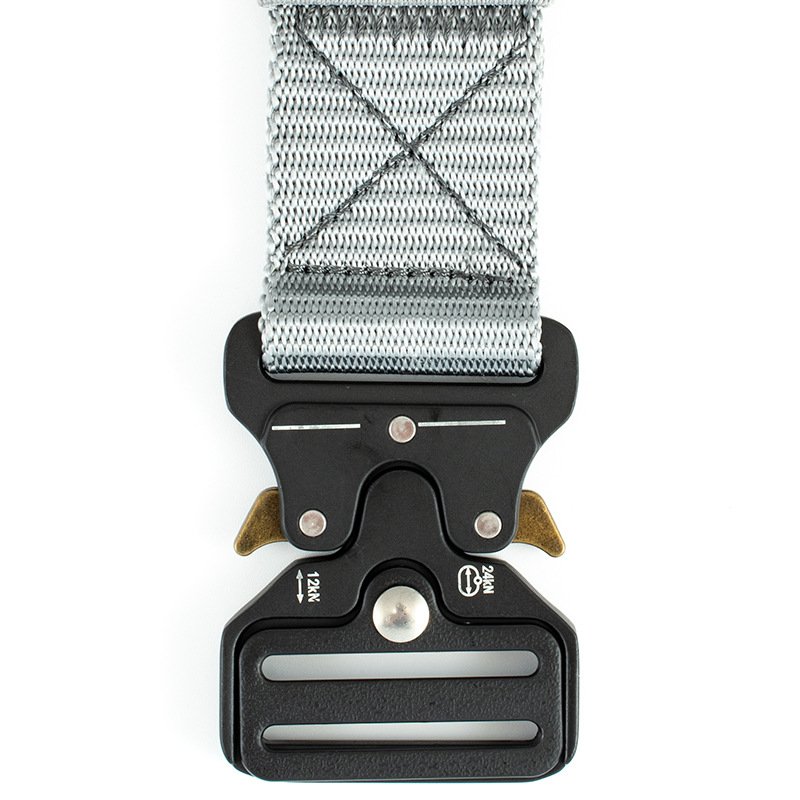 Custom High Quality Alloy Buckle Belts Adjustable Waist Tactical Fabric Quick Release Belt