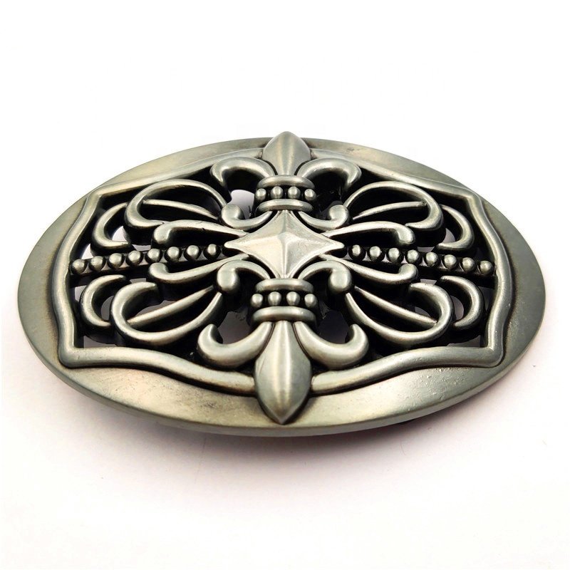 Women's Embossed Belt Buckle Antique Finish Fashion Western Buckle Wholesale