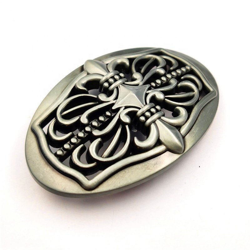 Women's Embossed Belt Buckle Antique Finish Fashion Western Buckle Wholesale