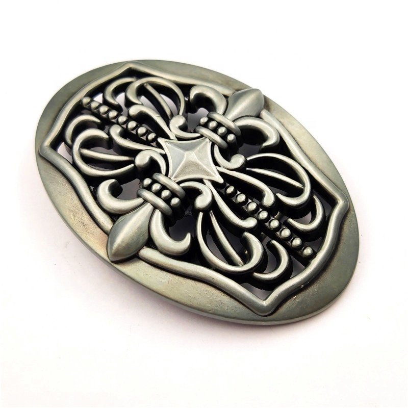 Women's Embossed Belt Buckle Antique Finish Fashion Western Buckle Wholesale