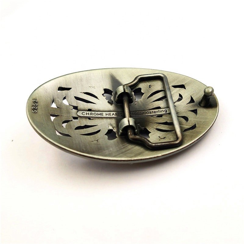 Women's Embossed Belt Buckle Antique Finish Fashion Western Buckle Wholesale