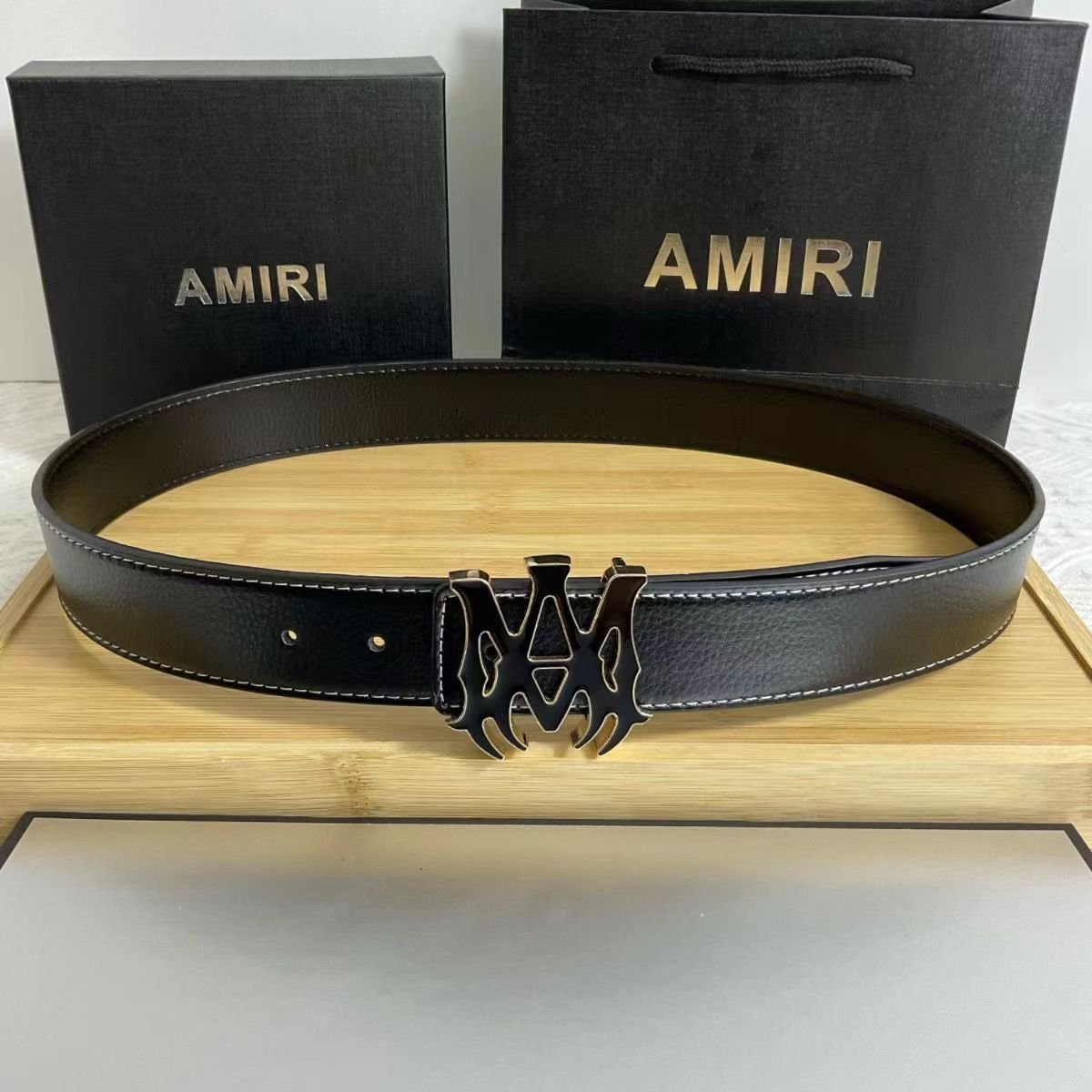 Wholesale (3.8cm wide 100-125cm long+Designer box) belt buckle Designer brand custom leather belts for men