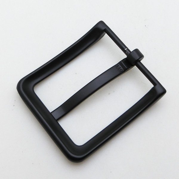 Top Quality Ultra Black 35MM Leather Belt Black Buckles For Men Zinc With Iron Customized Flat Prong