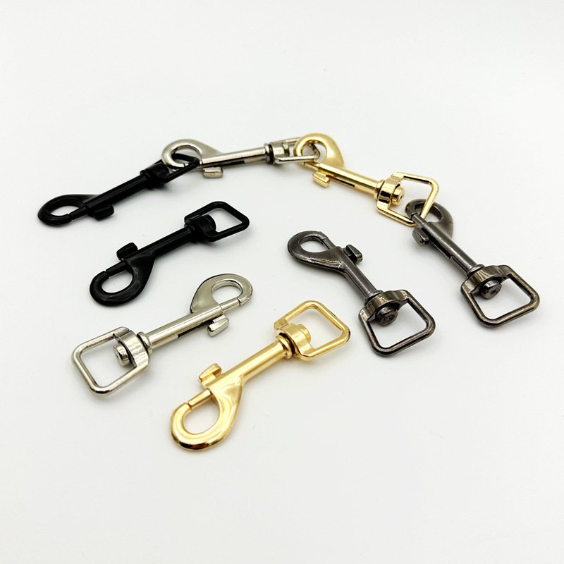 15mm 20mm 25mm Metal Swivel Lobster Clasp Trigger Clip Loop Snap Hook For Dog Pet Leads Leash Hardware Sewing DIY Accessory