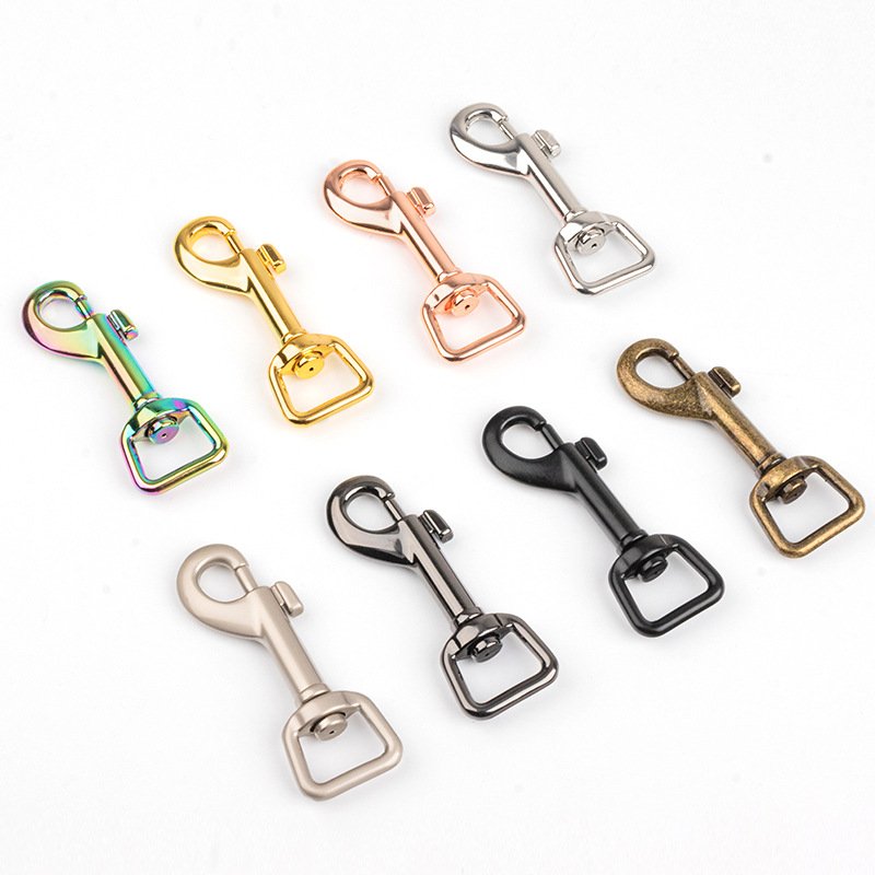 15mm 20mm 25mm Metal Swivel Lobster Clasp Trigger Clip Loop Snap Hook For Dog Pet Leads Leash Hardware Sewing DIY Accessory