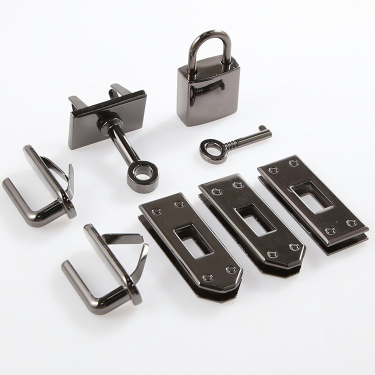 7pcs/set Metal Clasp Lock Bag Key Lock for Women Handbag Shoulder Bag Purse DIY Accessories