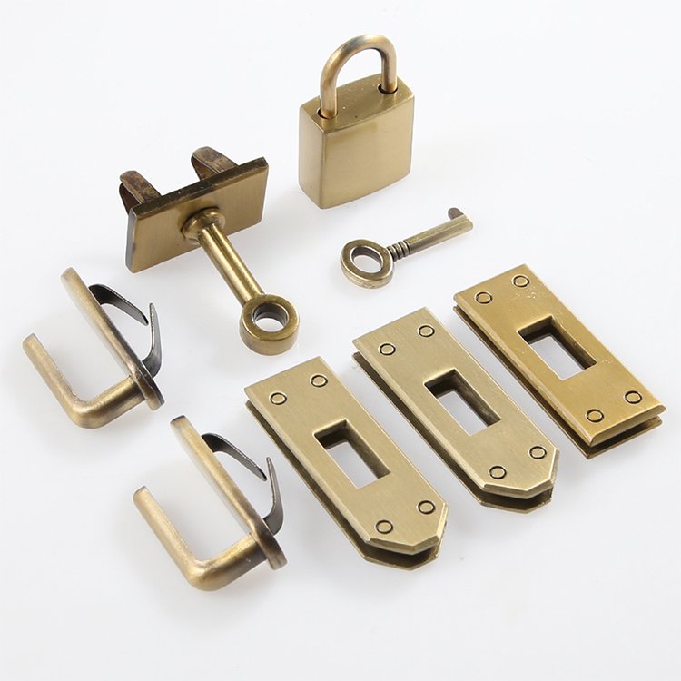 7pcs/set Metal Clasp Lock Bag Key Lock for Women Handbag Shoulder Bag Purse DIY Accessories
