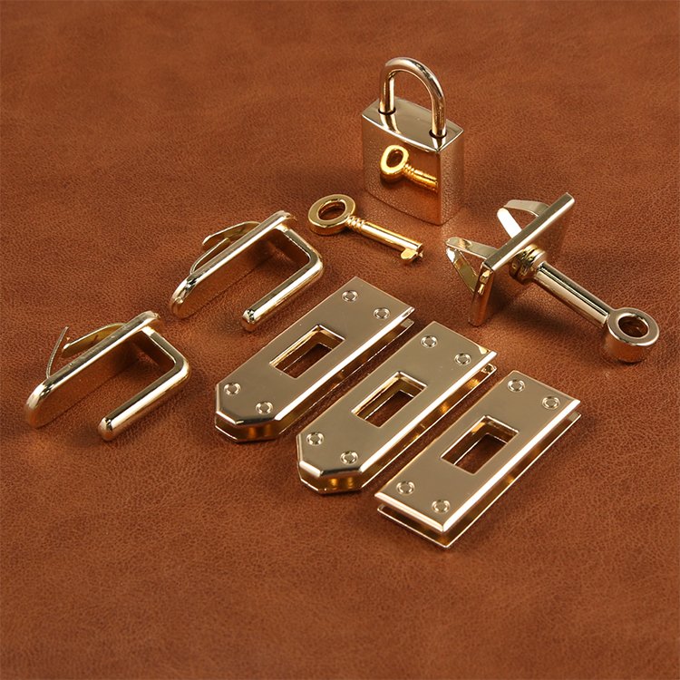 7pcs/set Metal Clasp Lock Bag Key Lock for Women Handbag Shoulder Bag Purse DIY Accessories