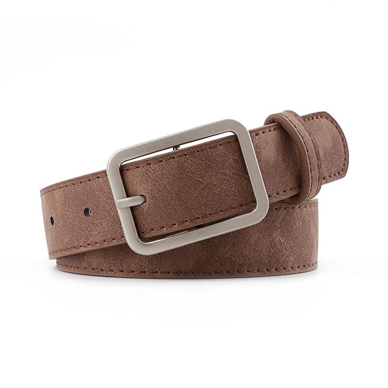 WDD393 Korean Style New Design Women Fashion Pin Buckle Waist Belts Female Retro Simple All Match Belts Ladies Dress Belts