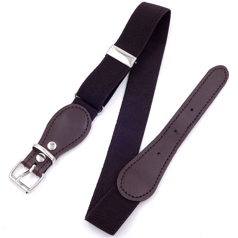 1 Inch Candy Color Pin Buckle Baby Comfortable Adjustable Stretch Elastic Kids Belt for Children Student