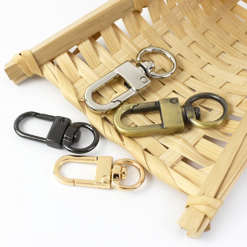 Meetee AP483 10/13mm Swivel Lobster Buckle Handbag Hardware Accessories Alloy Hook Buckles for Bag Dog Snap Snap Hook Carabiner