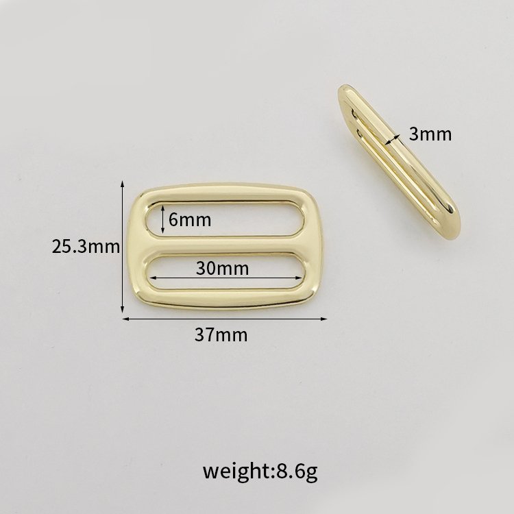 Factory Supply Hardware bag Accessories Handbag Metal Adjustable Third gear buckle