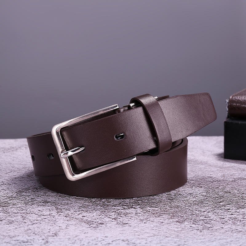 Wholesales Pu Leather Fashion Belts Women And Men Accessories Pin Buckle Belt Designer Brown Gift Belt For Men