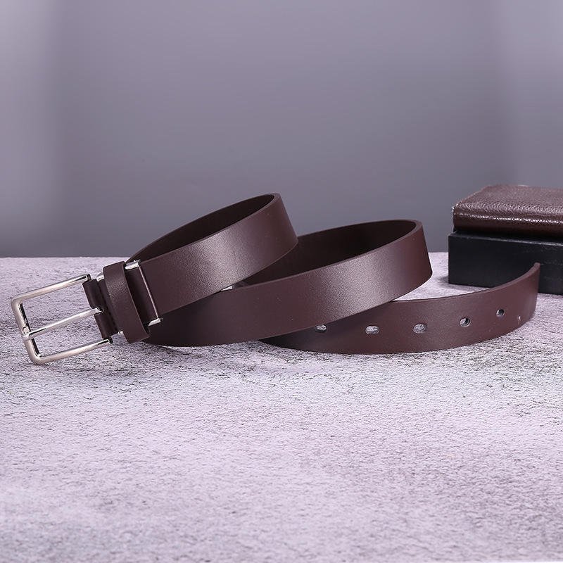 Wholesales Pu Leather Fashion Belts Women And Men Accessories Pin Buckle Belt Designer Brown Gift Belt For Men