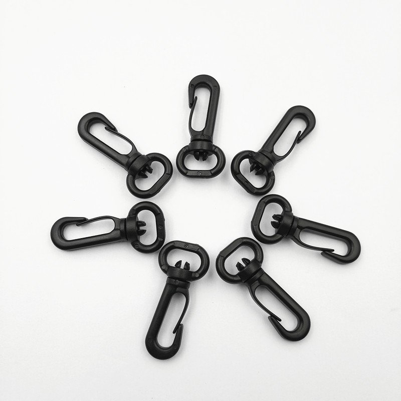 13 mm Plastic Webbing Belting Trigger Clips Snap Swivel Hook Buckle Snap Hooks Rotary Swivel Rocker Backpack Buckles 13MM