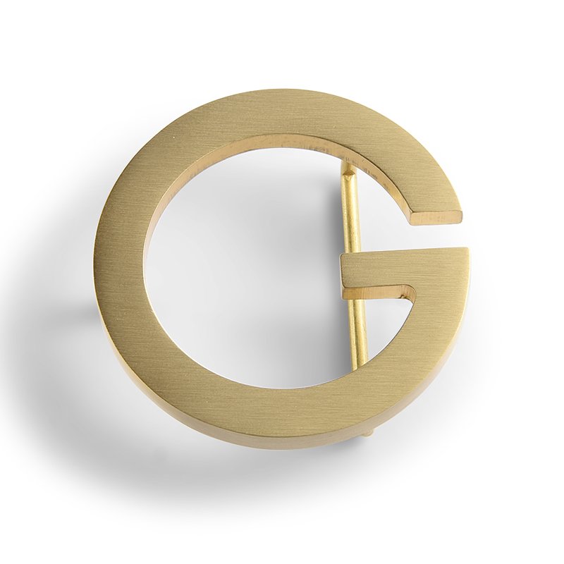 Wholesale Custom Luxury Metal Hollow Letter G Belt Buckle Strap Hardware Manufacture