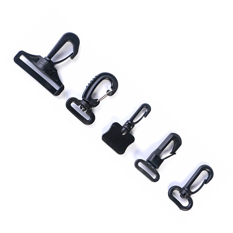 Plastic Lobster Clasp Swivel Trigger Hook Lock Strap Rope Swivel Snap Buckle Hook for Webbing Belt
