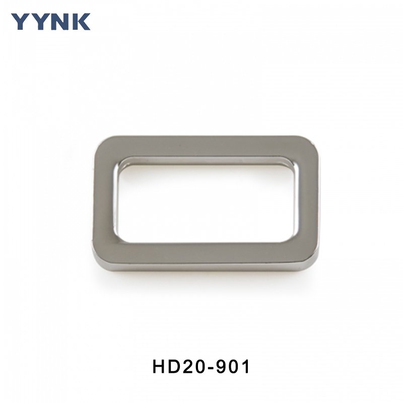 Factory Direct Sales Competitive Price Bag Overcoat Accessory Metal Zinc Alloy Adjustable Square Buckle with Strap Slider