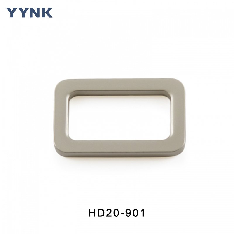 Factory Direct Sales Competitive Price Bag Overcoat Accessory Metal Zinc Alloy Adjustable Square Buckle with Strap Slider