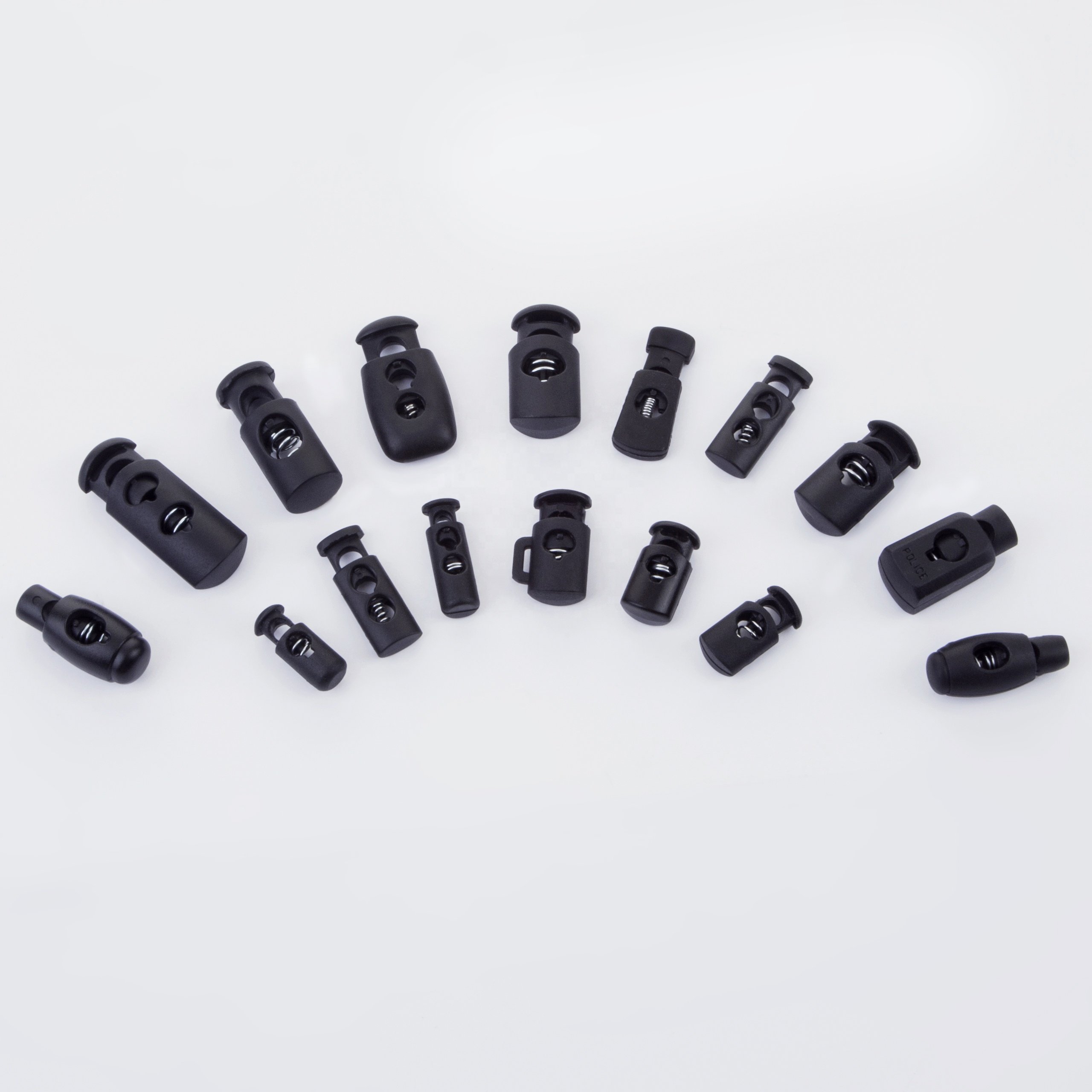 Plastic Spring Buckle Elastic Adjustment Buckle Wearing Rope Pig Nose Buckle clip