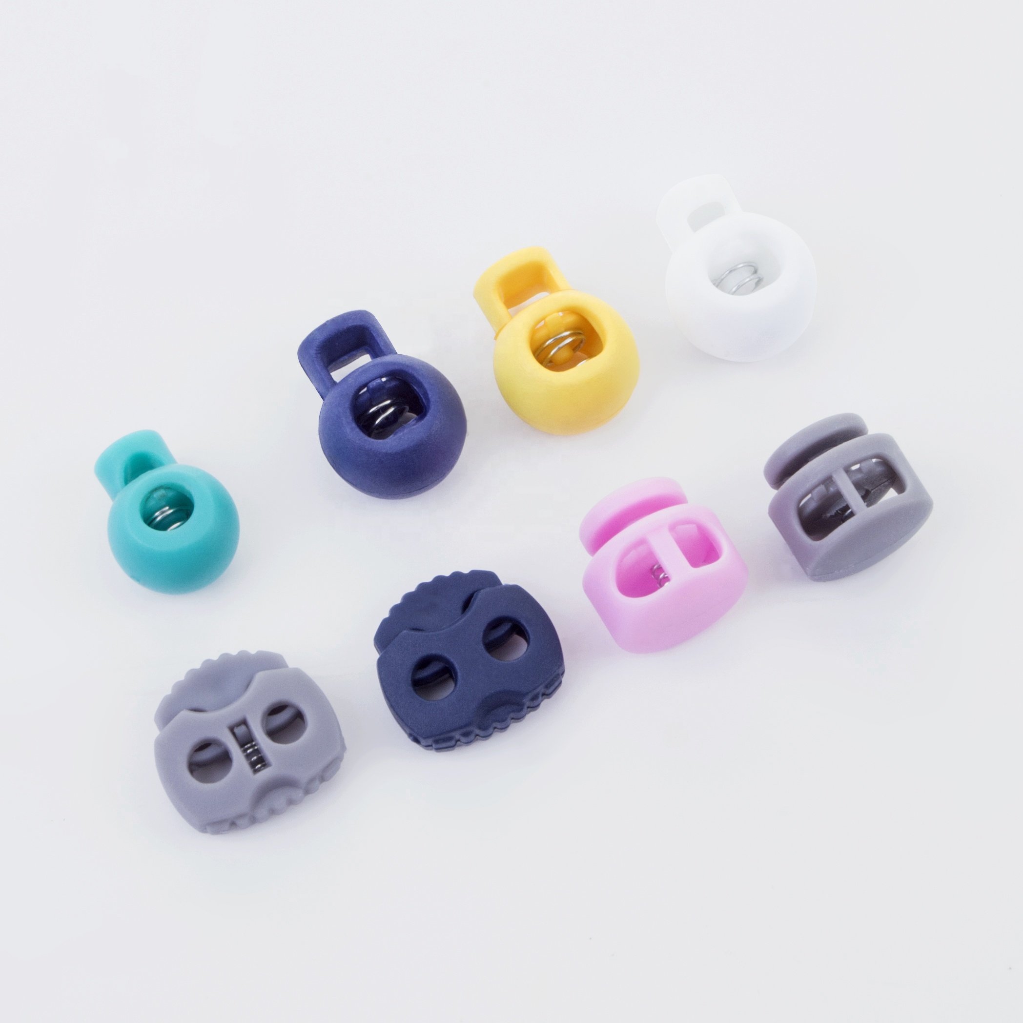 Plastic Spring Buckle Elastic Adjustment Buckle Wearing Rope Pig Nose Buckle clip
