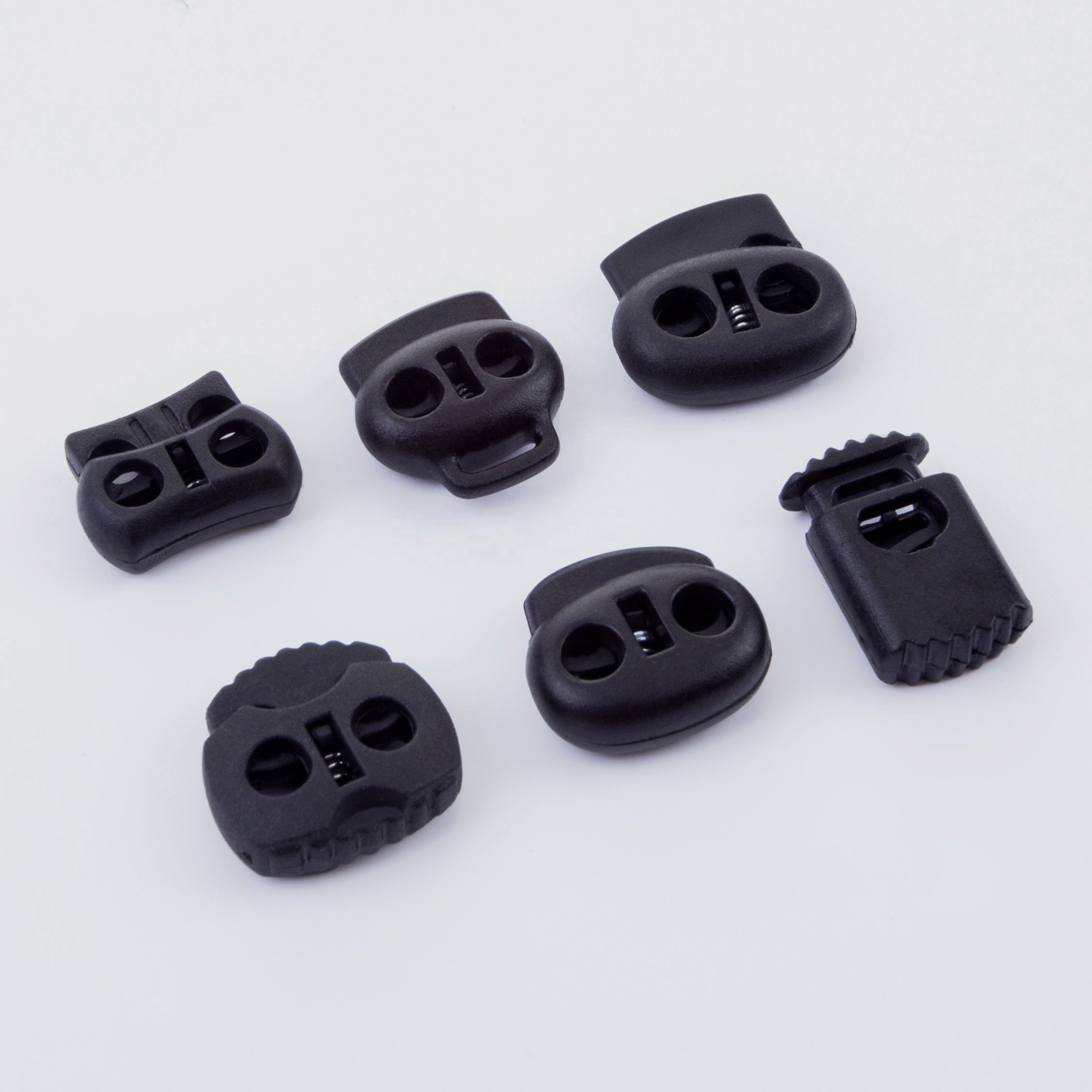 Plastic Spring Buckle Elastic Adjustment Buckle Wearing Rope Pig Nose Buckle clip
