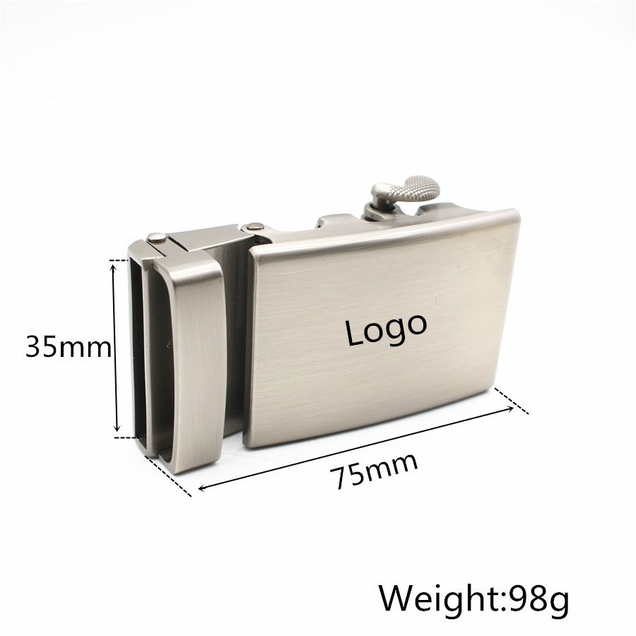 Factory Custom Logo 35mm Metal Buckles High Quality Retro Waistband Decoration Automatic Ratchet Men's Belt Buckle
