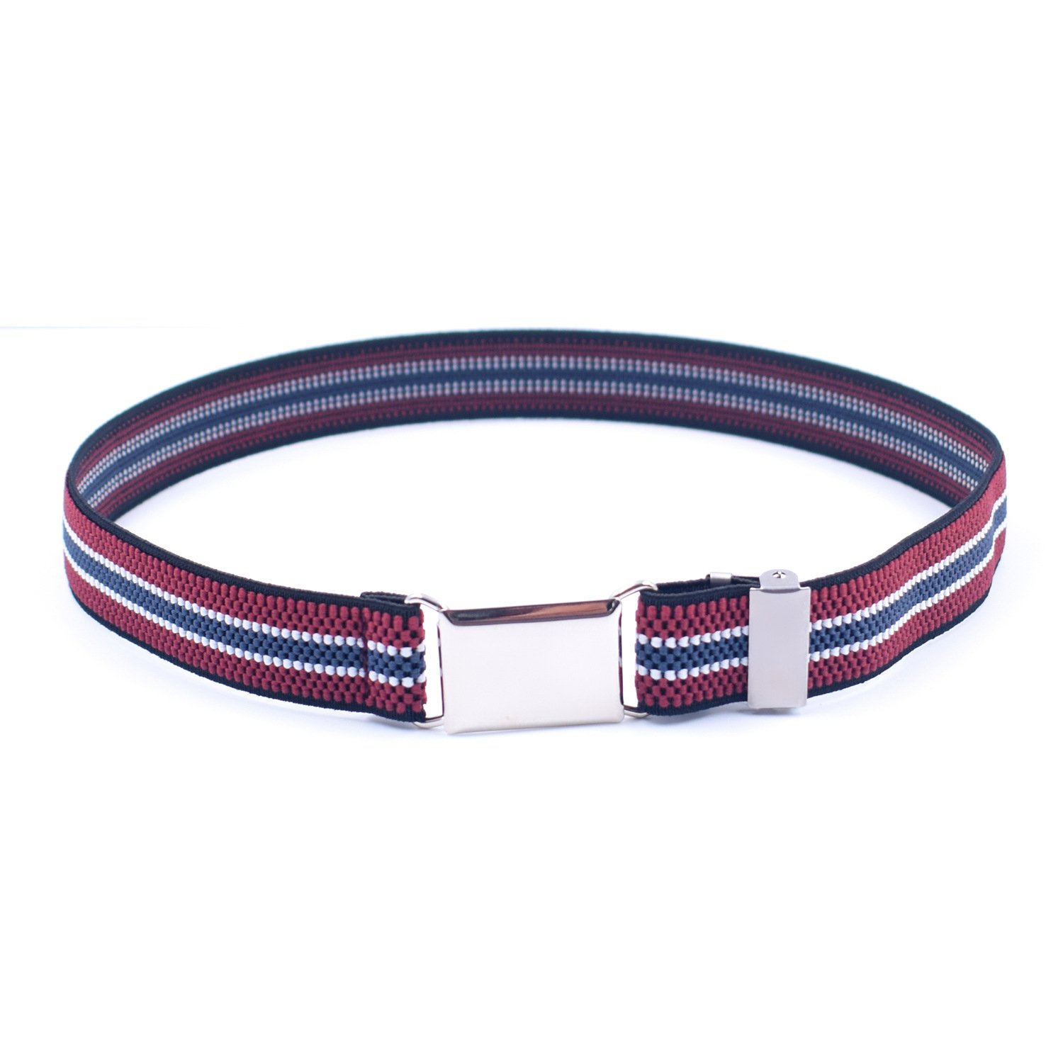 HZO-23057 Kids Adjustable Buckle Belt Children Waistband Adjustable Elastic Canvas Belts For Boy Girls