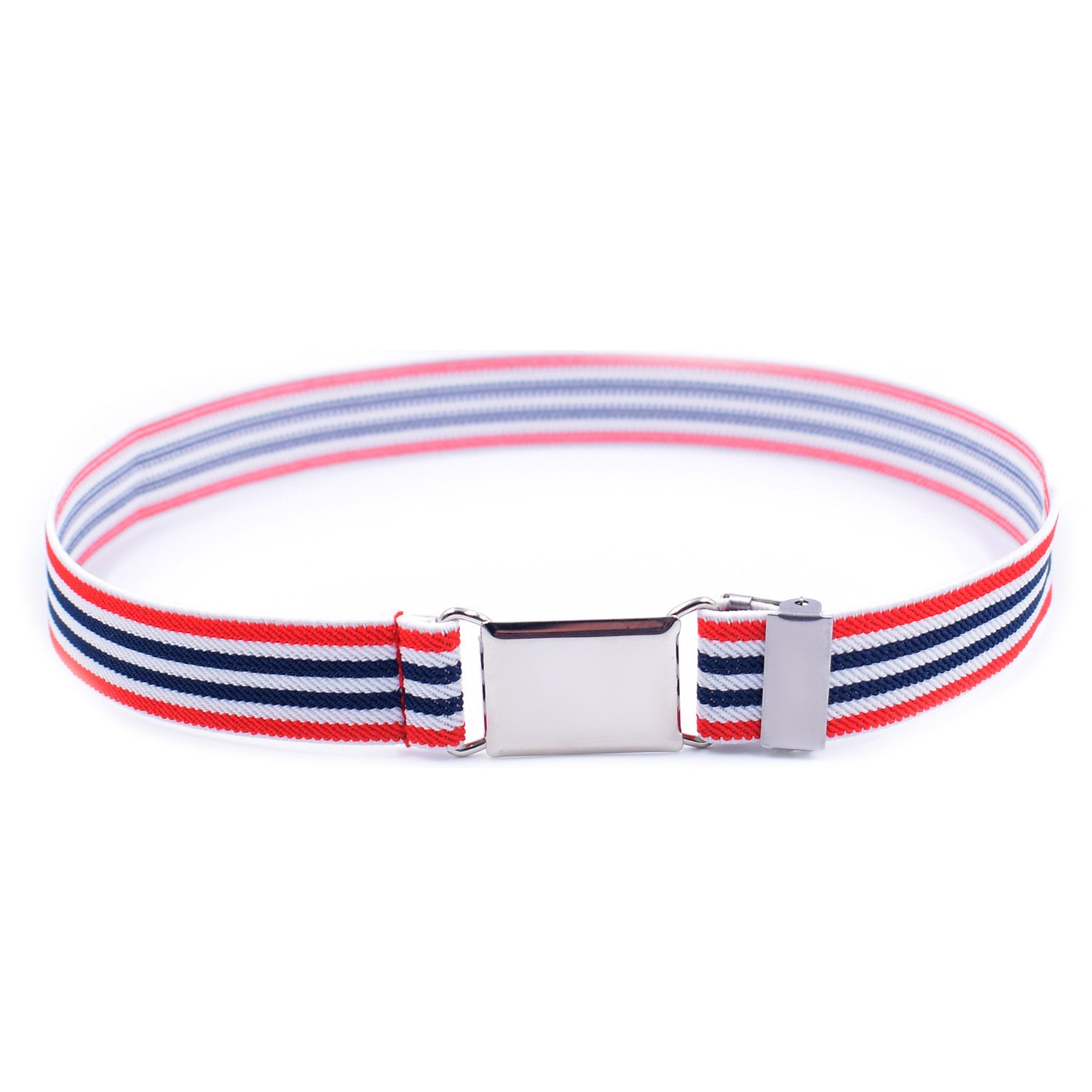 HZO-23057 Kids Adjustable Buckle Belt Children Waistband Adjustable Elastic Canvas Belts For Boy Girls