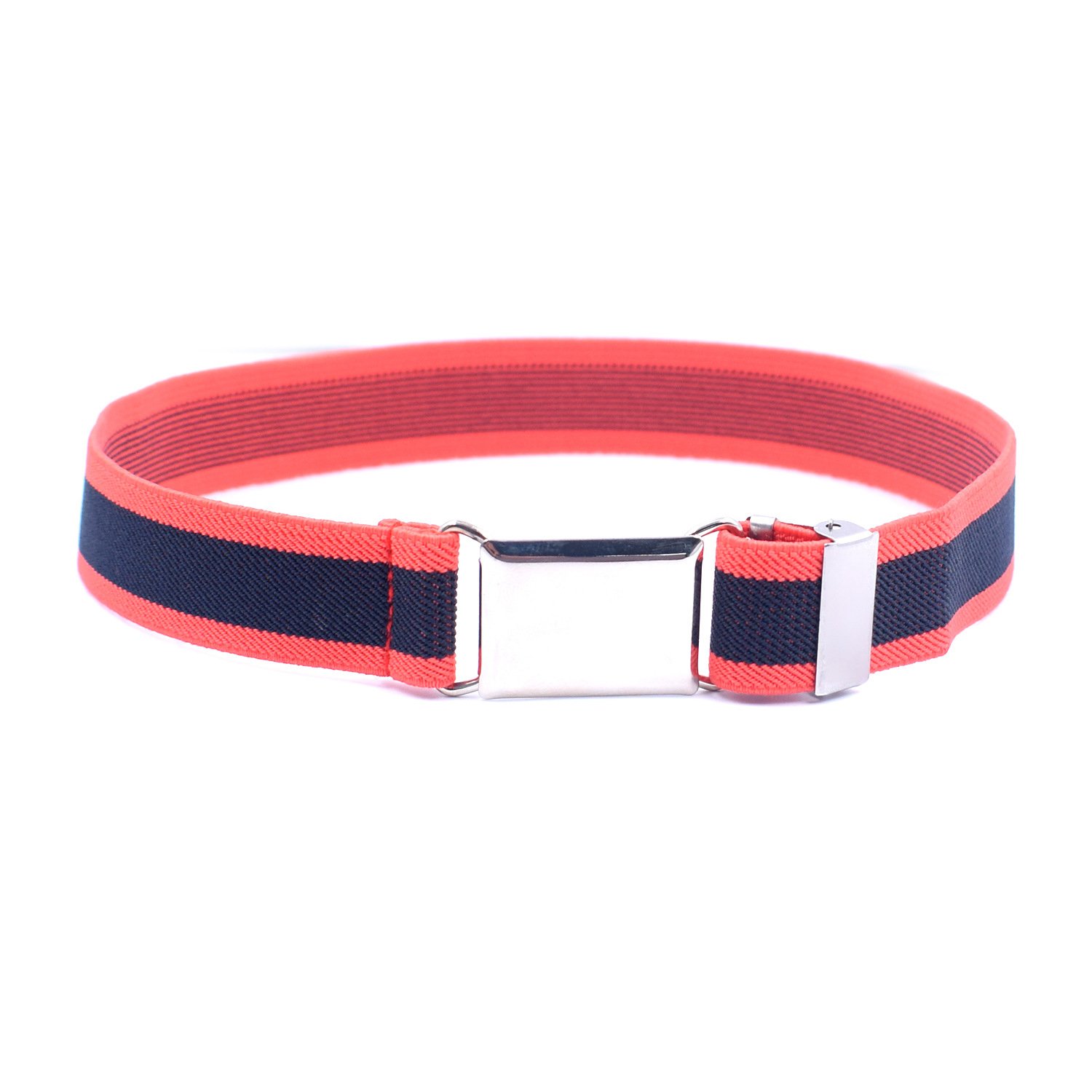 HZO-23057 Kids Adjustable Buckle Belt Children Waistband Adjustable Elastic Canvas Belts For Boy Girls