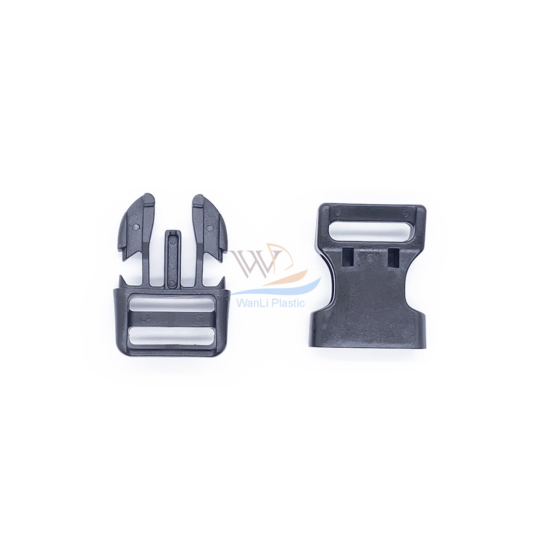 Limited-time sales The spot sale plastic color buckles for 25mm dog collar the belt black pack small quantity in stock