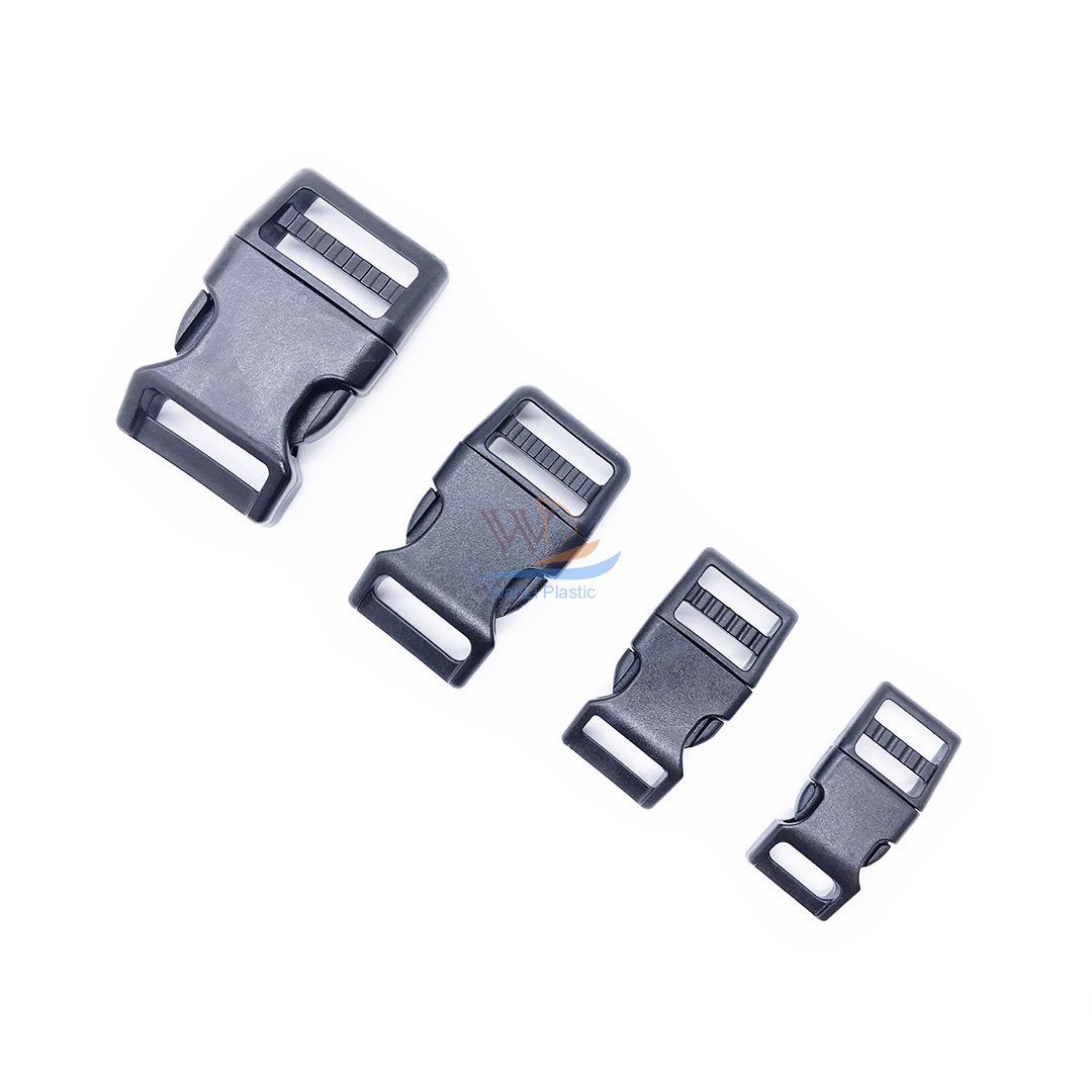 Limited-time sales The spot sale plastic color buckles for 25mm dog collar the belt black pack small quantity in stock