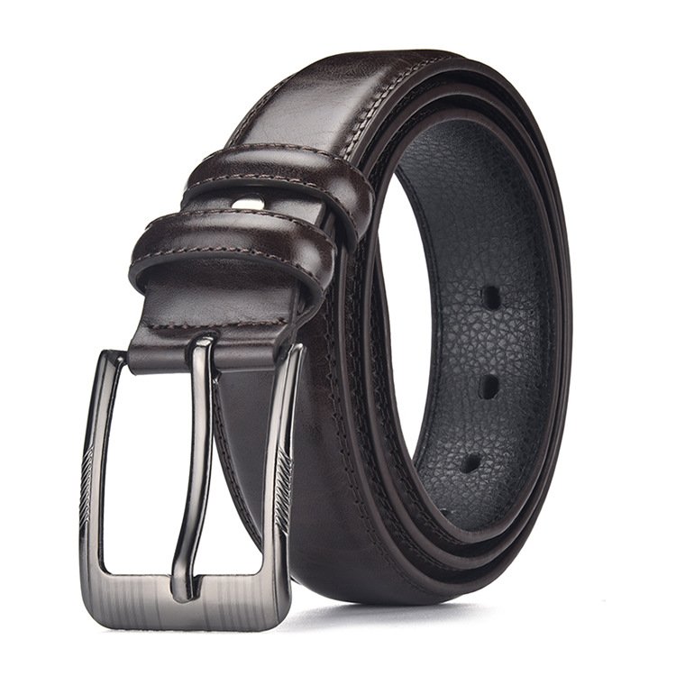 2024 Fashion Pattern Pin Buckle Business Belt Adjustable Manufacturer's Men's Waist