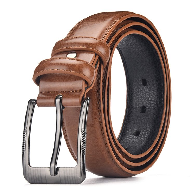 2024 Fashion Pattern Pin Buckle Business Belt Adjustable Manufacturer's Men's Waist