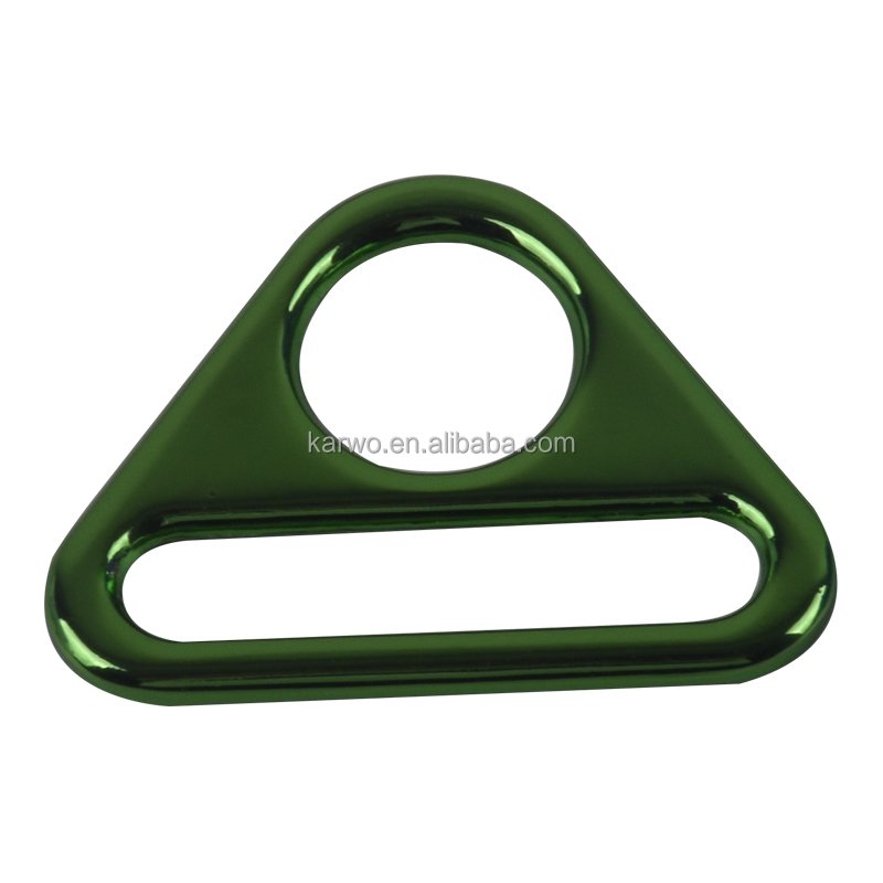 Karwo 25mm Triangle Ring Metal Webbing Leather Bag Strap Triangle Shape Ring Buckle For Handbag