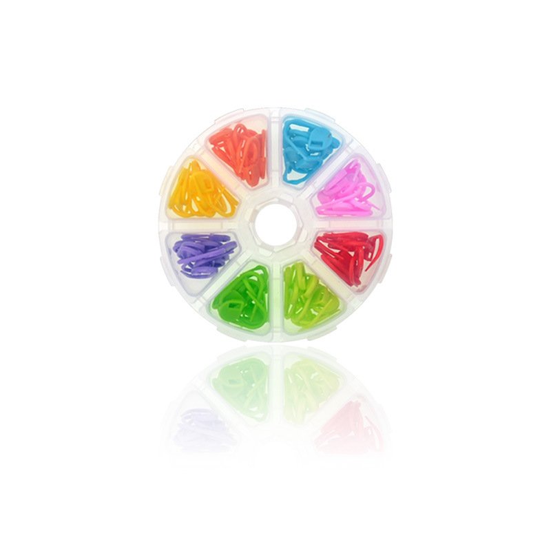 Colorful Plastic Safty Pins Sweater Mark Buckles Needle Yarn Diy Weaving Tools Plastic Knitting Stitch Marking Safety Pin