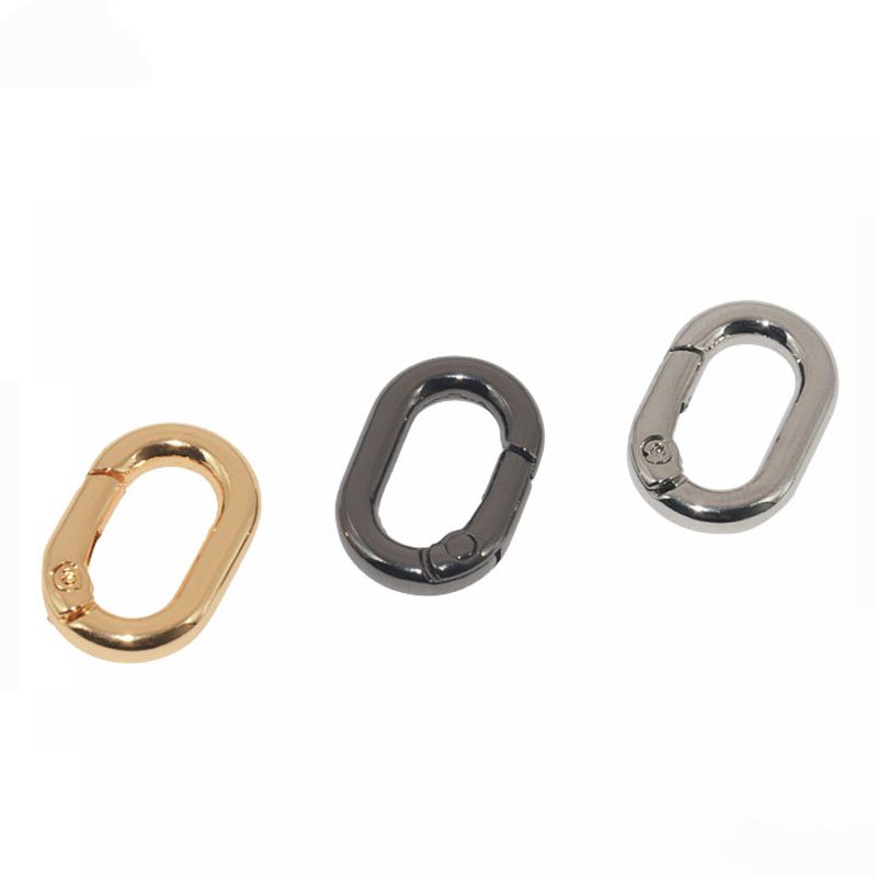 Love Heart-shaped Spring Loop Hook Buckle Professional Connection Open Metal Spring Ring
