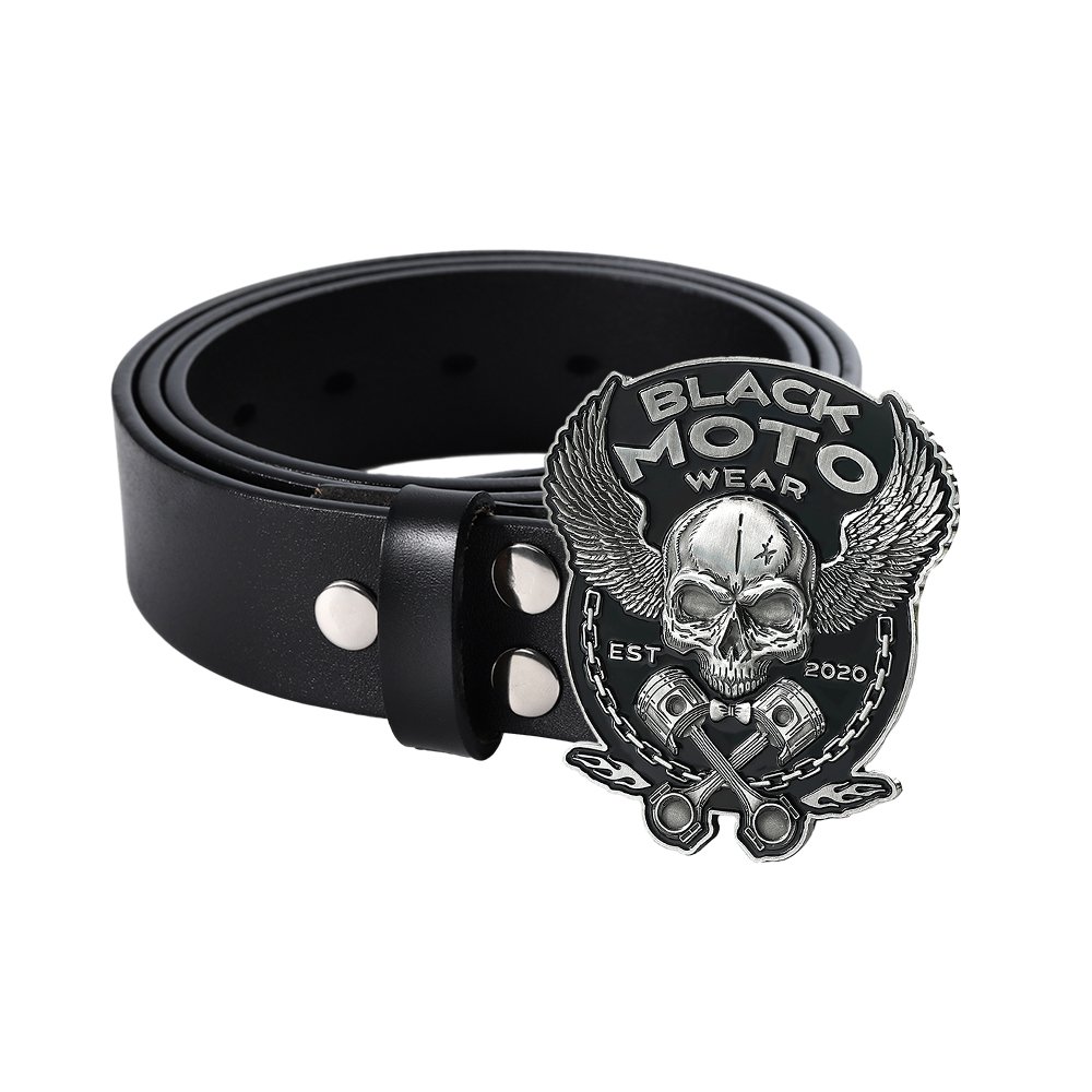 high quality pu leather metal buckle antique silver 3d cut out buckles for belt