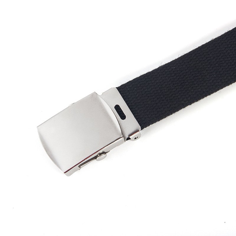 25mm Trend Fashion Daily Exercise Polyester Belt Thickened Metal Buckle Cheap Canvas Belt for Children
