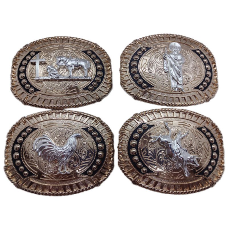 Supplier Promotional Wholesale Custom Printed Logo Zinc Alloy Belt Buckle