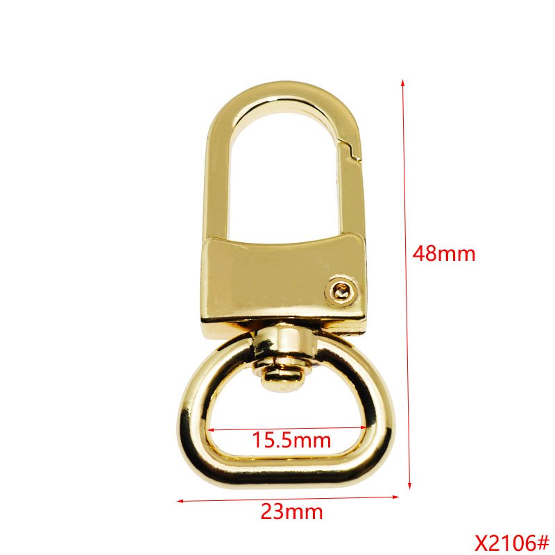 wholesale Handbag Hardware Accessories Bag Strap Dog Buckle custom logo metal swivel snap hooks for bag strap dog leash hook