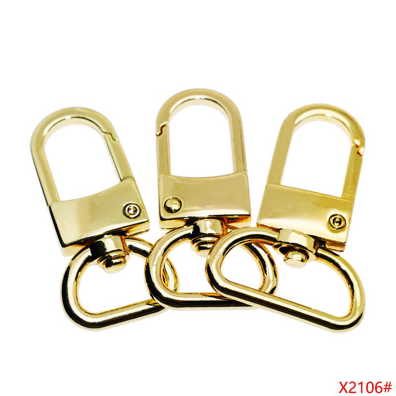 wholesale Handbag Hardware Accessories Bag Strap Dog Buckle custom logo metal swivel snap hooks for bag strap dog leash hook