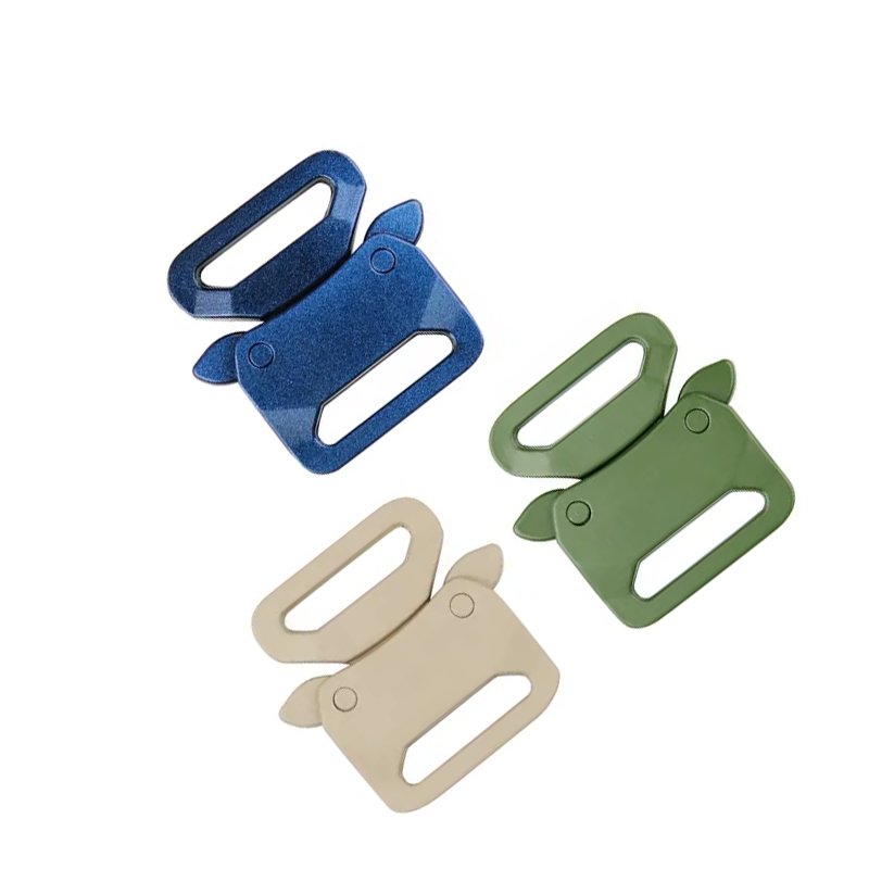 3/4''Zinc Alloy metal side release buckle 25mm Metal Buckle for Heavy Duty Nylon Webbing