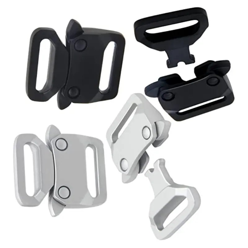 3/4''Zinc Alloy metal side release buckle 25mm Metal Buckle for Heavy Duty Nylon Webbing