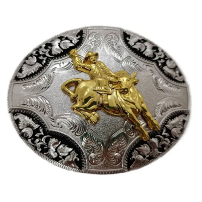 Customised Western Cowboy Belt Buckle Wholesale Custom Gold Belt Buckle